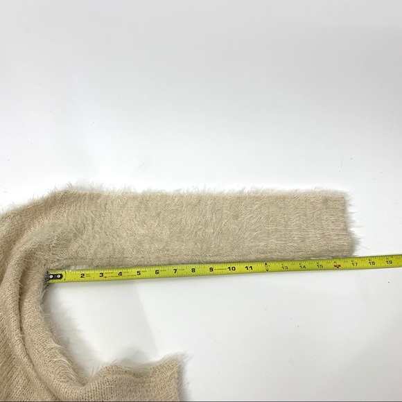 Mystree Unique Print Metallic Mesh Popcorn Soft Eyelash Sweater Size Small - Picture 15 of 15